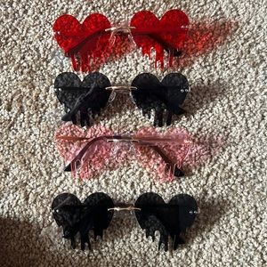 Heart Melt Drip Sunglasses